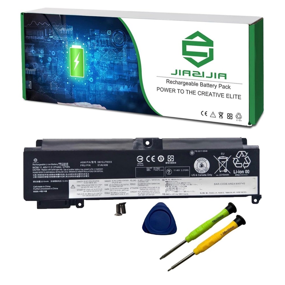 JIAZIJIA Laptop Battery for Lenovo ThinkPad T460s T470s 01AV406 SB10J79003 11.46